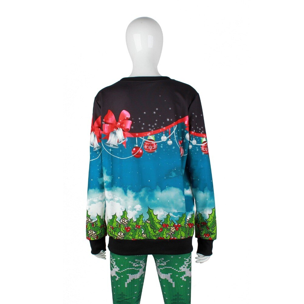Unisex Men Women UGLY CHRISTMAS SWEATER Vacation Santa Funny Womens Men Sweaters Tops Autumn Winter Clothing