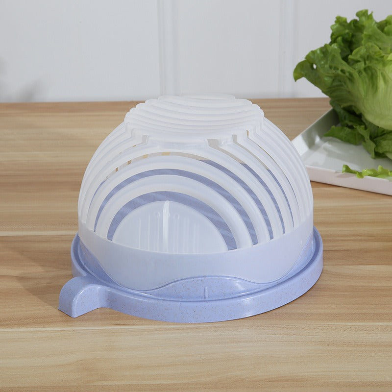 Household fruit salad cutter creative lazy vegetable radish cutting bowl slicer kitchen tool