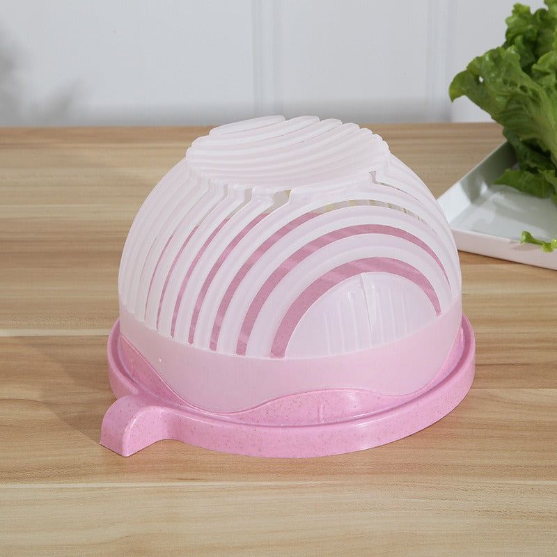 Household fruit salad cutter creative lazy vegetable radish cutting bowl slicer kitchen tool