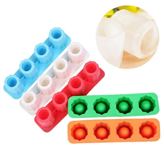 Ice Cube Tray Mold Makes Shot Glasses Ice Mould  Ice Tray Summer Drinking Tool Ice Shot Glass Mold