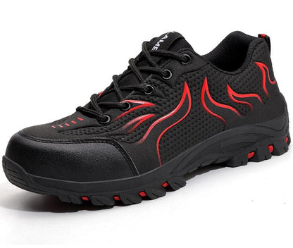 Shoes Anti-smashing Work Shoes Mesh Breathable Rubber Bottom Low Top Protective Men Shoes