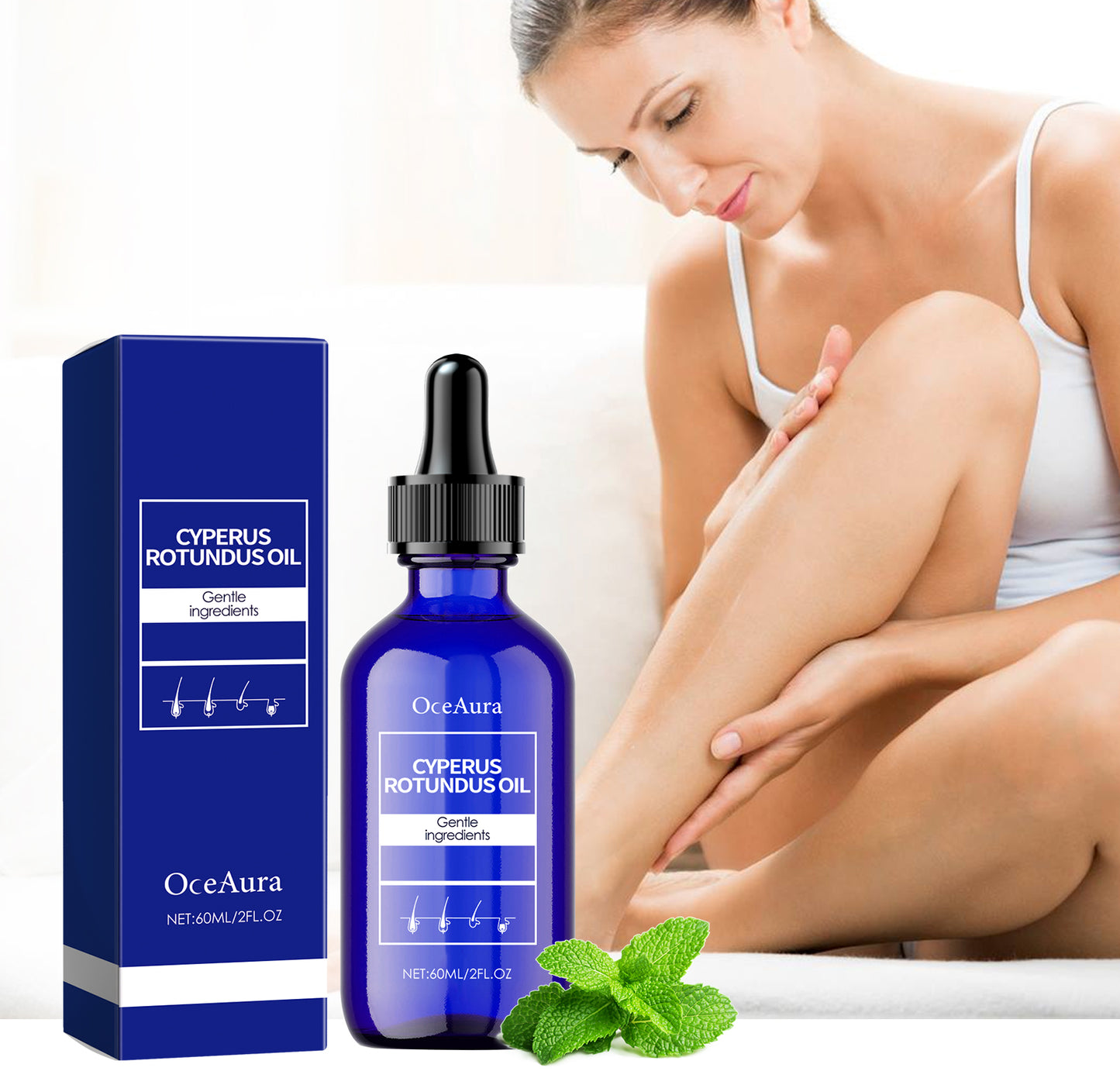 OceAura Hair Care Essential Oil Daily Body Care Essential Oil For Nourishing, Smooth And Delicate Skin