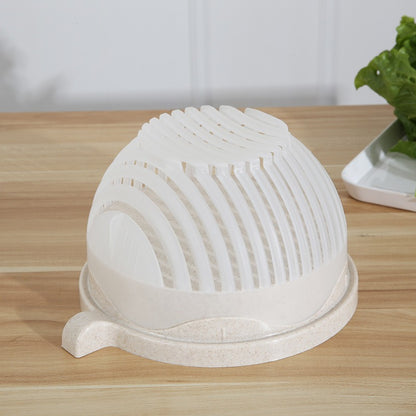 Household fruit salad cutter creative lazy vegetable radish cutting bowl slicer kitchen tool