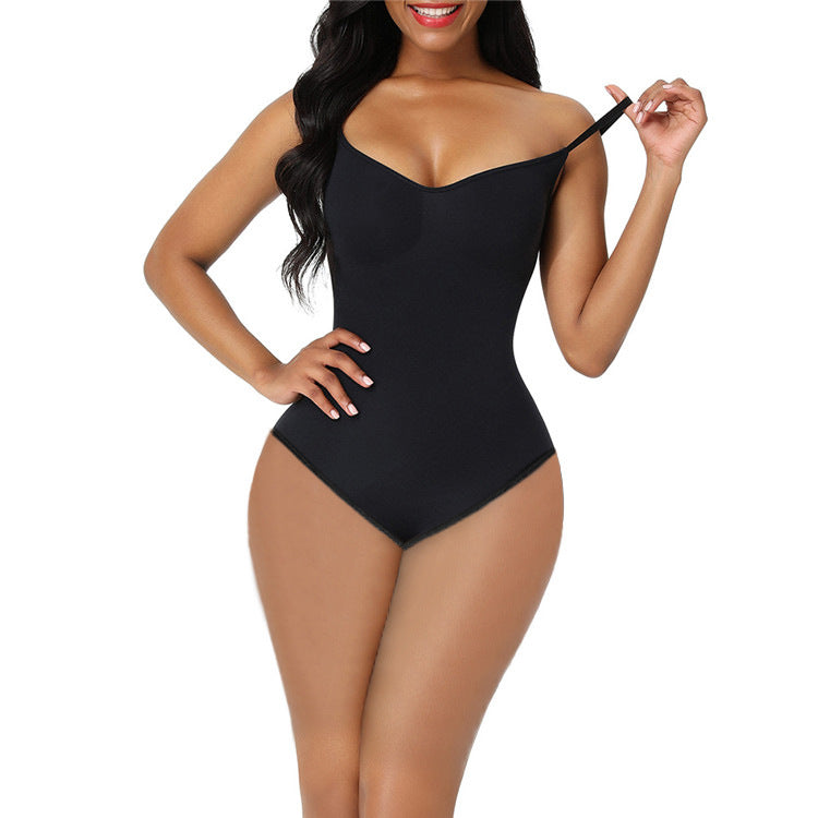 Body Shaper Seamless Bodysuit with Waist Trainer for Women
