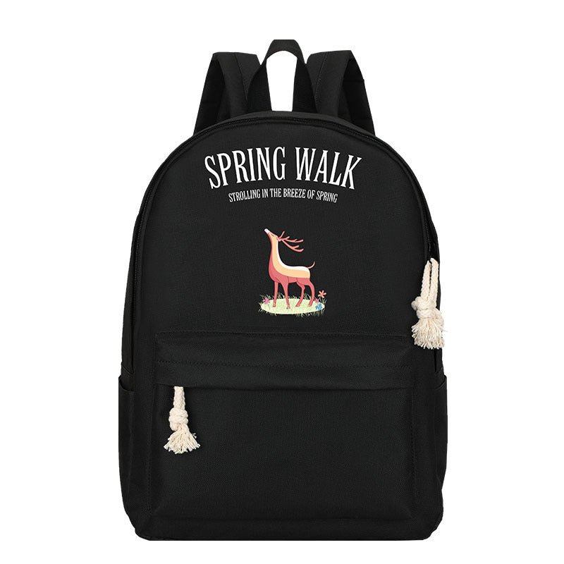 New creative oxford cloth middle school student bag primary school student backpack anime backpack