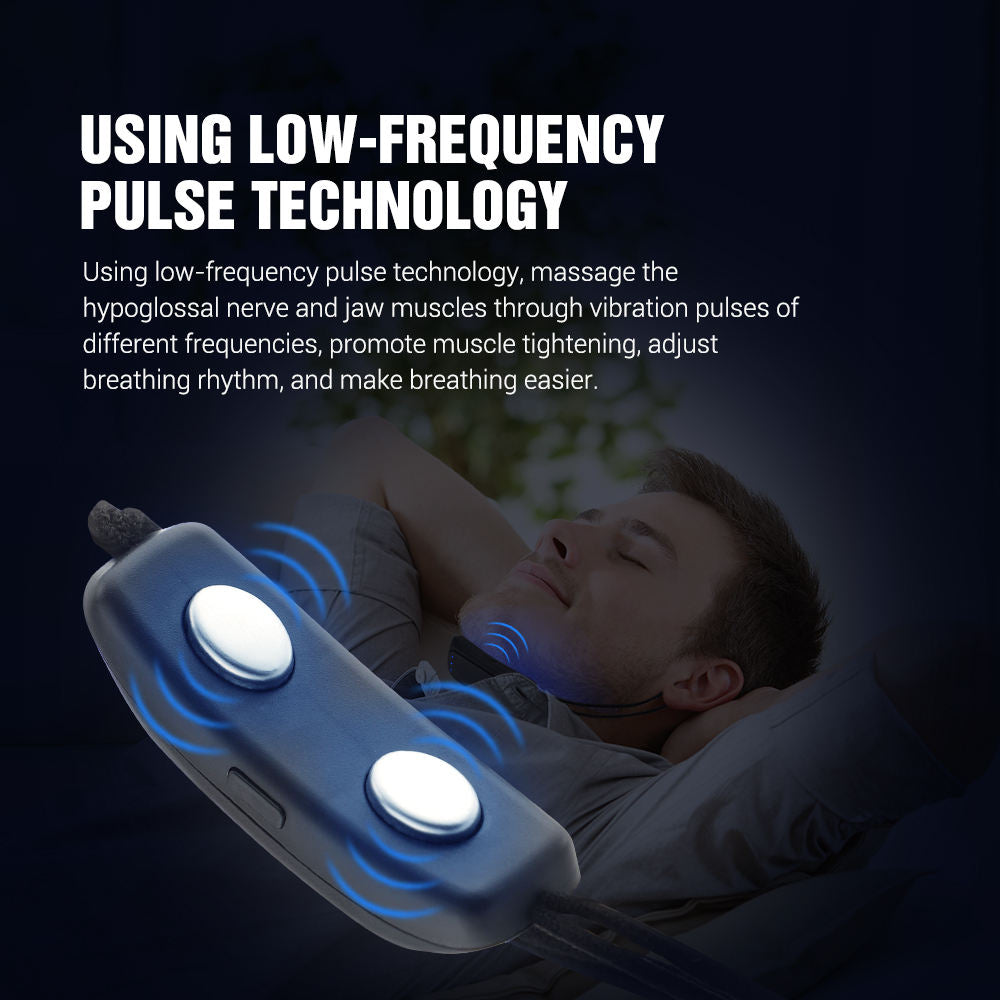 Intelligent Throat Pulse Stop Snoring Device Sleep Instrument Electric Stop Snoring Device Snoring Corrector