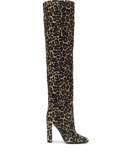High Boots Female Pumps Thin Heels Pointed Toe Women Western Long Boots Shoes