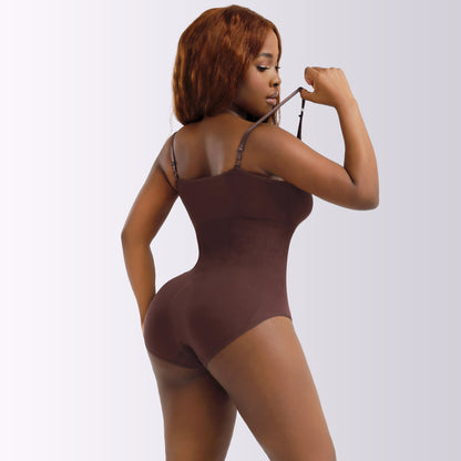 Body Shaper Seamless Bodysuit with Waist Trainer for Women