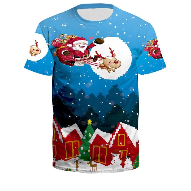 Christmas T Shirt Women Tshirt Plus Size T-shirt Female Short Sleeve Funny T Shirts Unisex Tops Summer Top Tees