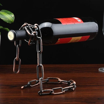 Multifunctional Metal One Bottle Wine Display Racks Stand Holder Kitchen, Dining Room,Cellar, Bar Shelves