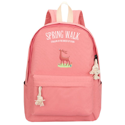 New creative oxford cloth middle school student bag primary school student backpack anime backpack