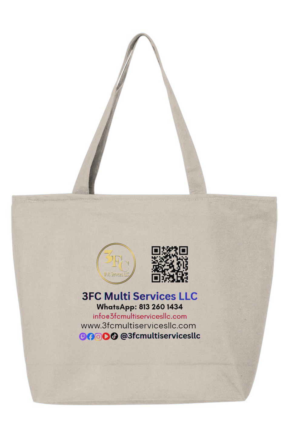 3FC 25L Zippered Tote