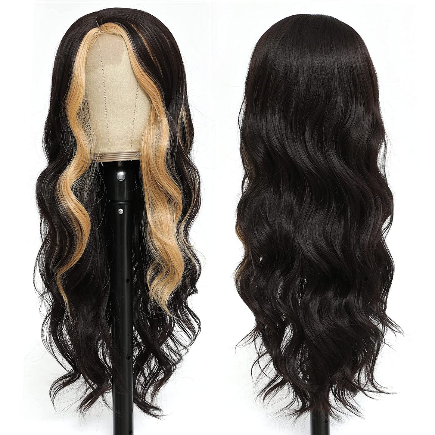 European and American Wigs With Long Curly Hair, Women's Front Lace Wigs, High-Temperature Silk Wigs, and Headsets