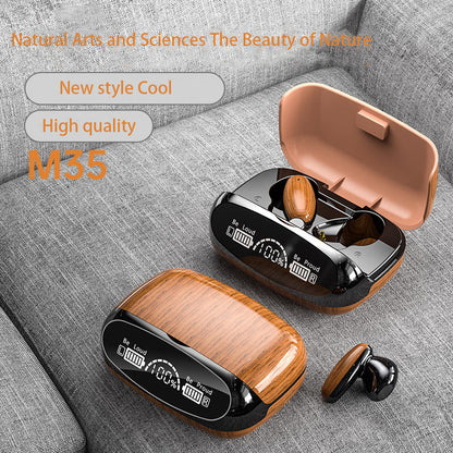 M10M30 Bluetooth Headset High-Capacity Wireless Private Model TWS New F9 Smiley Face Binaural 5.1 Noise Cancellation