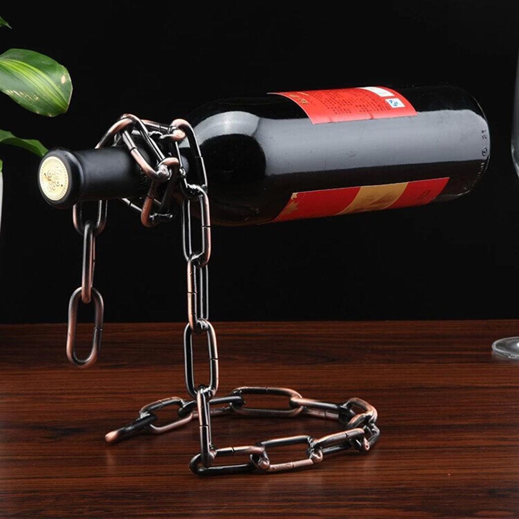 Multifunctional Metal One Bottle Wine Display Racks Stand Holder Kitchen, Dining Room,Cellar, Bar Shelves