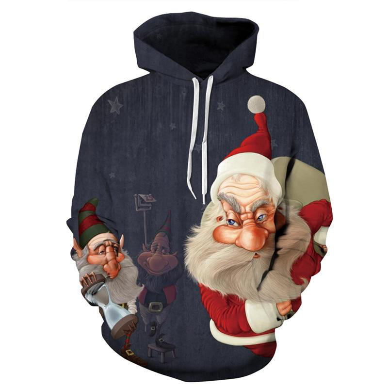 Christmas Santa Claus 3D Unisex Women hoodies