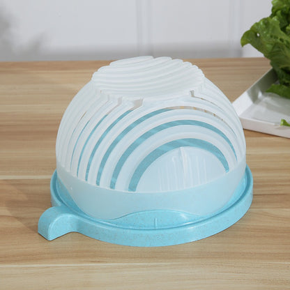 Household fruit salad cutter creative lazy vegetable radish cutting bowl slicer kitchen tool