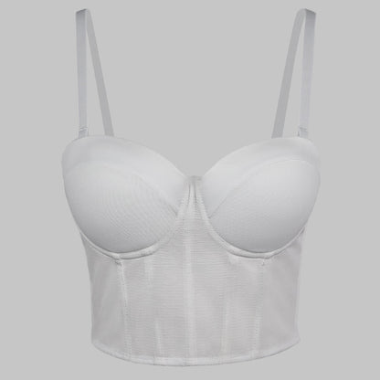 Mesh Breathable Inner Layer and Multi-Dopamine Sexy Strapless