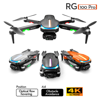 New UAV RG100PRO-Sided Obstacle Avoidance Four Axis Aircraft Brushless Motor 4K HD Aerial Photography Optical Flow RC Drone