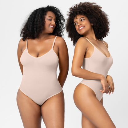 Body Shaper Seamless Bodysuit with Waist Trainer for Women