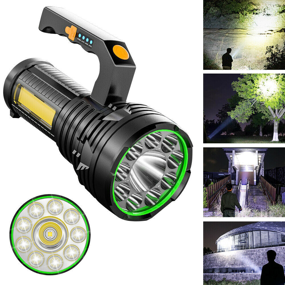 Strong Light Portable Light Flashlight Multi-Function Rechargeable Waterproof Searchlight Outdoor Emergency USB Outdoor Light