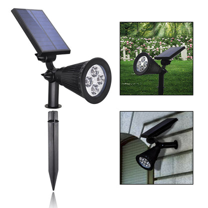 Garden Landscape Light Solar 4led Lawn Light Outdoor Landscape Lighting Spotlight Solar Plug-in Light Solar Light