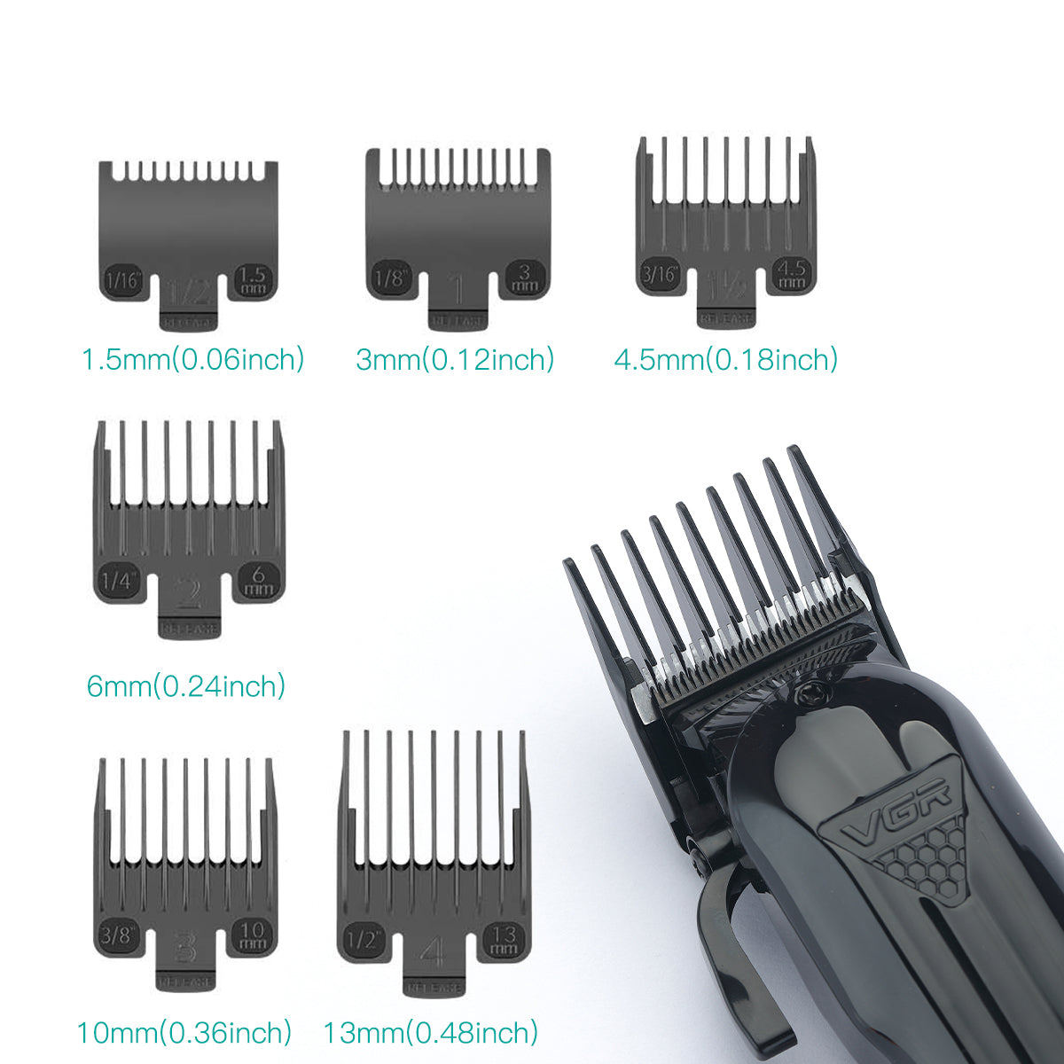 Electric Hair Clipper Fine Adjustment Gradual Change Electric Hair Salon Usb Rechargeable Household Electric Hair Clipper