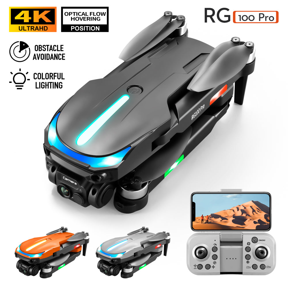 New UAV RG100PRO-Sided Obstacle Avoidance Four Axis Aircraft Brushless Motor 4K HD Aerial Photography Optical Flow RC Drone