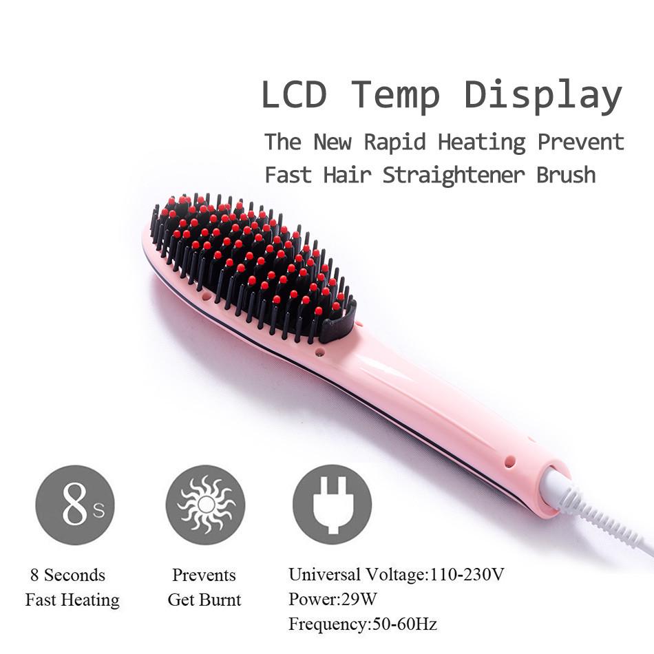 2-IN-1 Hair Straightening Brush