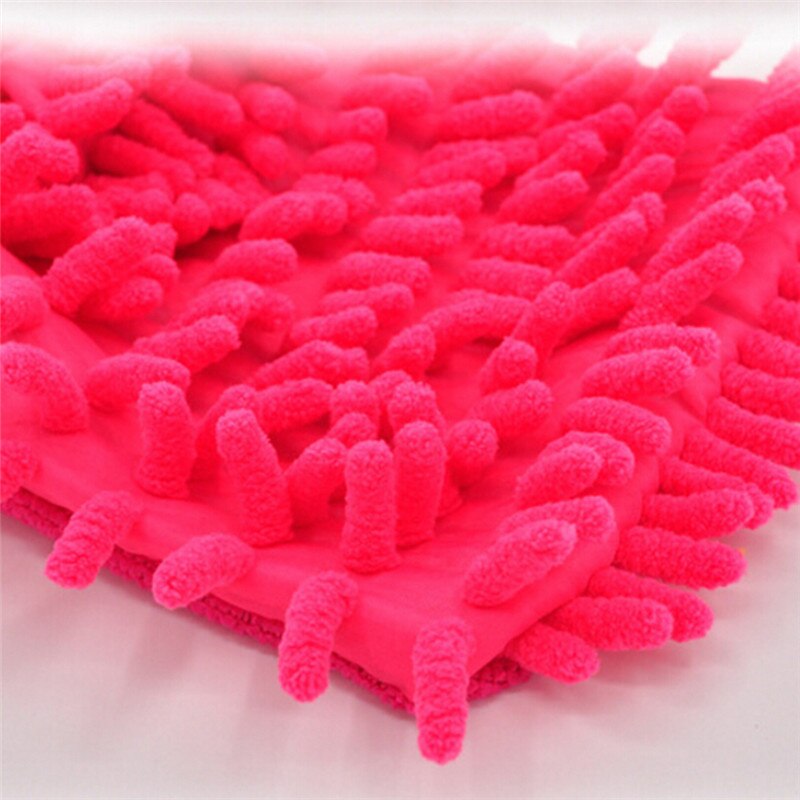 2 in 1 Ultrafine Fiber Chenille Microfiber Car Wash Glove Mitt Soft Mesh backing no scratch for Car Wash and Cleaning