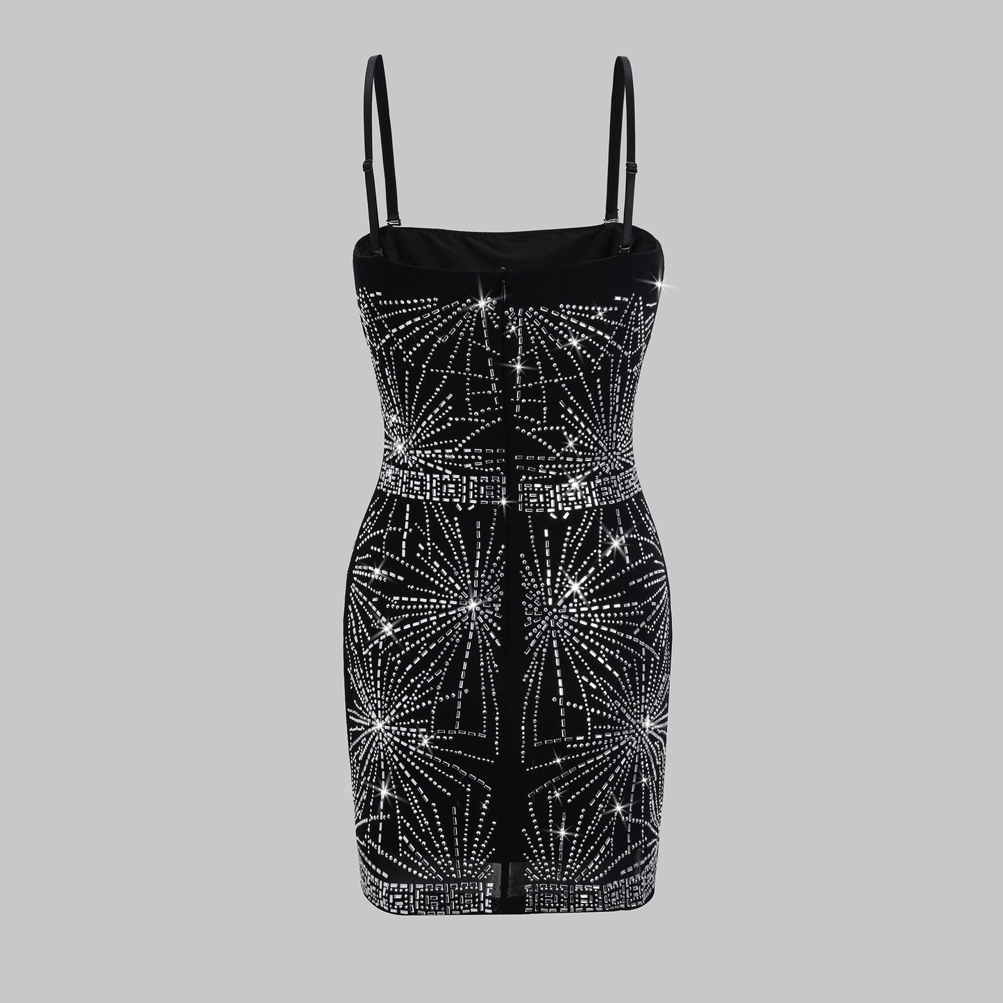Luoqiu Country Strapless Dress Rhinestone Dress Sexy Style Women's Summer Dress