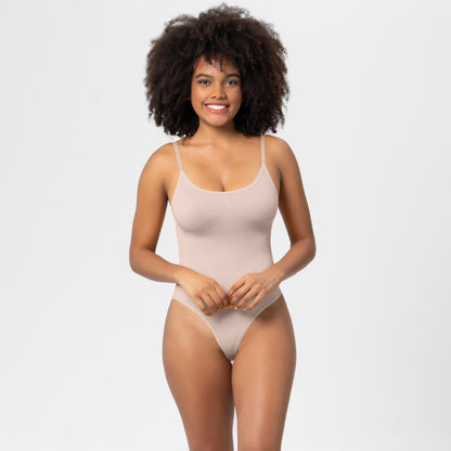 Body Shaper Seamless Bodysuit with Waist Trainer for Women