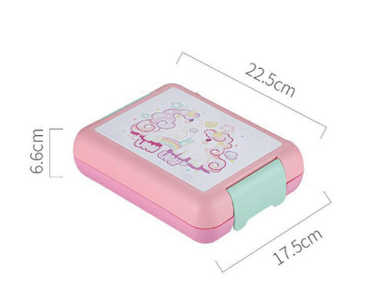 Cartoon cute compartment microwaveable sealed lunch box lunch box fruit salad box