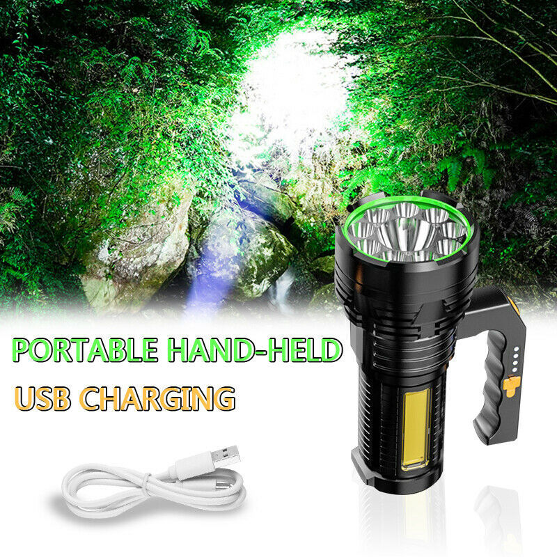 Strong Light Portable Light Flashlight Multi-Function Rechargeable Waterproof Searchlight Outdoor Emergency USB Outdoor Light