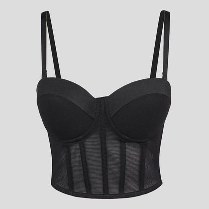 Mesh Breathable Inner Layer and Multi-Dopamine Sexy Strapless