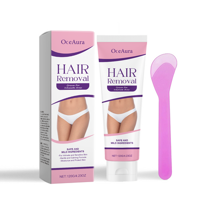 OceAura Nourishing Skin Hair Removal Cream, Gentle Non-Irritating Clean Body Skin Smooth Hair Removal Cream