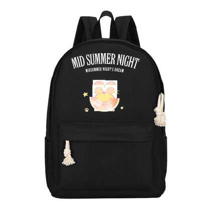 New creative oxford cloth middle school student bag primary school student backpack anime backpack