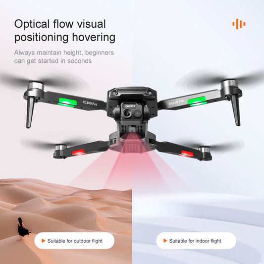 New UAV RG100PRO-Sided Obstacle Avoidance Four Axis Aircraft Brushless Motor 4K HD Aerial Photography Optical Flow RC Drone