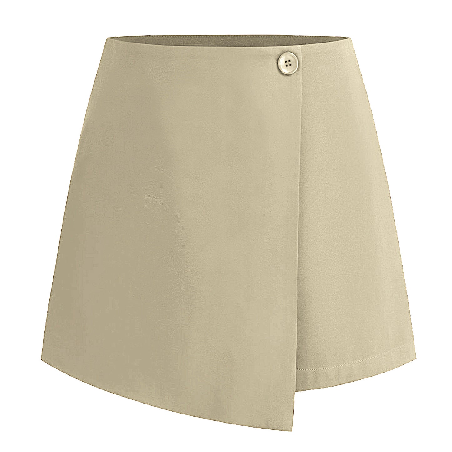 Women's irregular elastic half length skirt pants