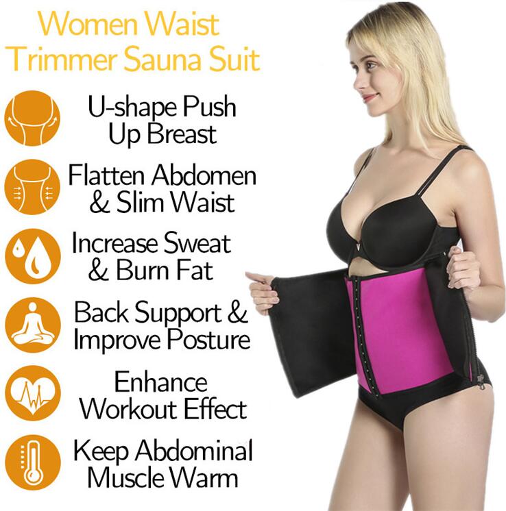 Women Body Shaper Shapewear Waist Trainer Corset Tummy Control Vest Underwear