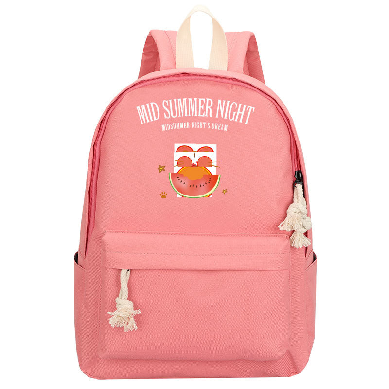 New creative oxford cloth middle school student bag primary school student backpack anime backpack