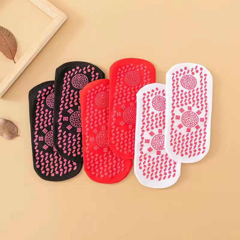 Self Heating Socks Health Massage Socks Self Heating Middle Tube Thickened Warm Foot Socks Hot Moxibustion Cold Proof Socks