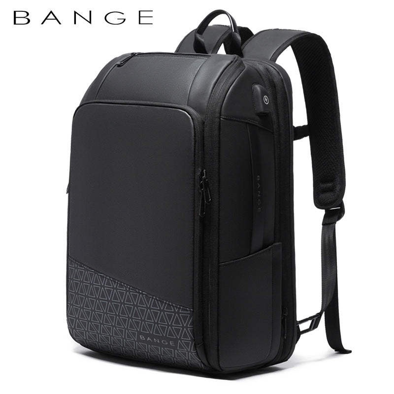 New Backpack Business Casual Backpack Fashion Large Capacity USB Oxford Cloth Backpack Men's Backpack