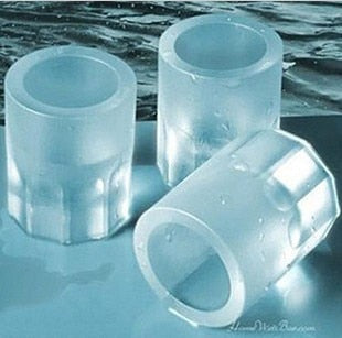 Ice Cube Tray Mold Makes Shot Glasses Ice Mould  Ice Tray Summer Drinking Tool Ice Shot Glass Mold