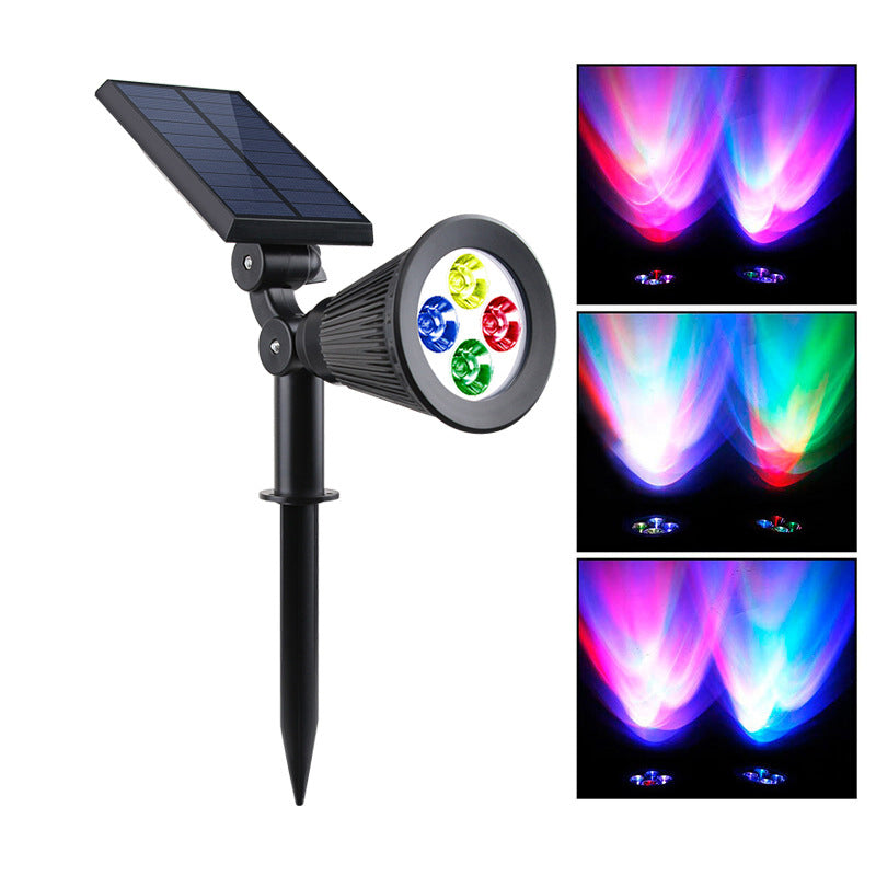 Garden Landscape Light Solar 4led Lawn Light Outdoor Landscape Lighting Spotlight Solar Plug-in Light Solar Light