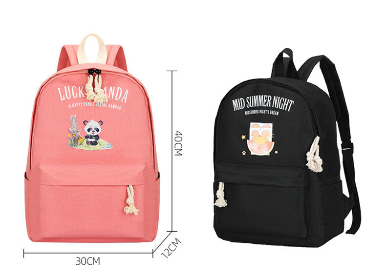 New creative oxford cloth middle school student bag primary school student backpack anime backpack