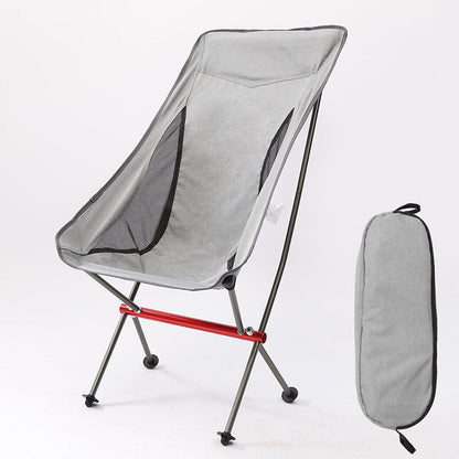 Portable Folding Camping Chair Outdoor Moon Chair Collapsible Foot Stool For Hiking Picnic Fishing Chairs Seat Tools