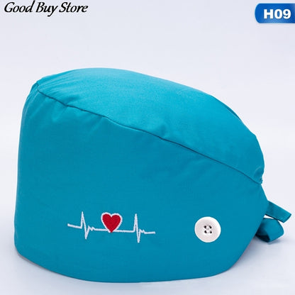 Comfortable Working Headwear Doctor Nurse Head Turban Wrap Health Services Headwrap Breathable Nursing Headband Bouffant Hat