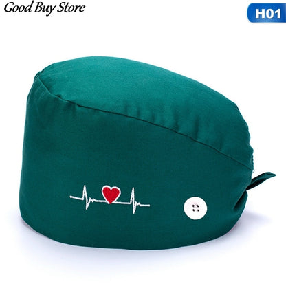 Comfortable Working Headwear Doctor Nurse Head Turban Wrap Health Services Headwrap Breathable Nursing Headband Bouffant Hat