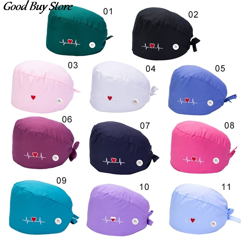 Comfortable Working Headwear Doctor Nurse Head Turban Wrap Health Services Headwrap Breathable Nursing Headband Bouffant Hat